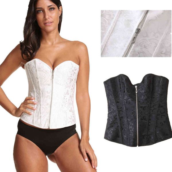 luxury women's shapers cargo court lace ls zipper body shaping garment 12 steel bone corset, Black;white
luxury women's shapers cargo court lace ls zipper body shaping garment 12 steel bone corset, Black;white