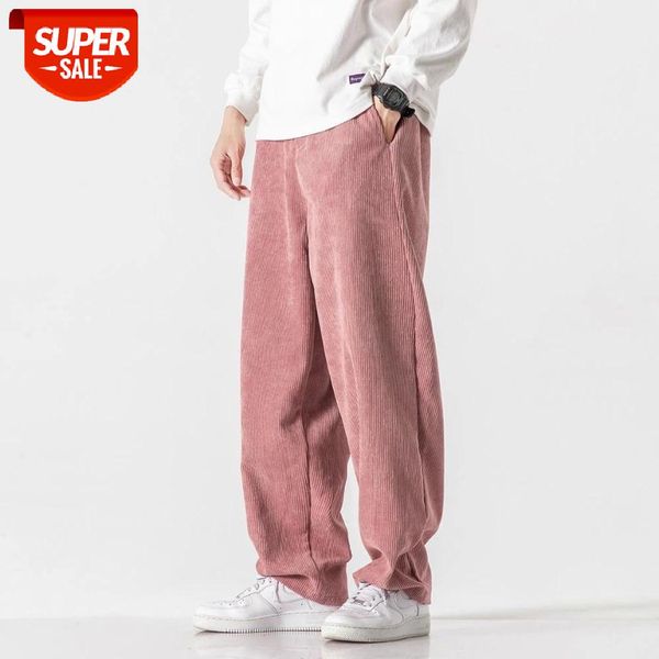 New Arrival Solid Color Corduroy Fashion Men's Straight-Leg Sweatpants Casual Male Cargo Style Trousers Loose #tj6o, Black
New Arrival Solid Color Corduroy Fashion Men's Straight-Leg Sweatpants Casual Male Cargo Style Trousers Loose #tj6o, Black