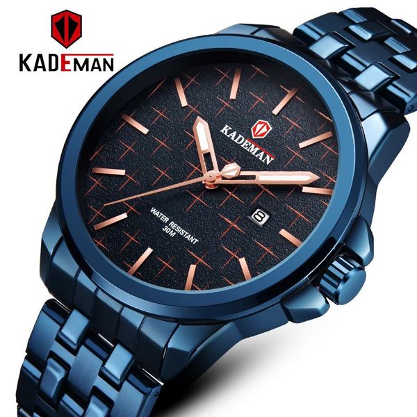wristwatches blue quartz clock kademan mens watches watch for men simple all steel waterproof wrist reloj hombre, Slivery;brown
wristwatches blue quartz clock kademan mens watches watch for men simple all steel waterproof wrist reloj hombre, Slivery;brown