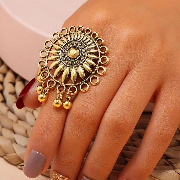 wedding rings bohemian retro gold metal for women adjustable bells tassel ring geometric carved flower gypsy tribal jewelry, Slivery;golden
wedding rings bohemian retro gold metal for women adjustable bells tassel ring geometric carved flower gypsy tribal jewelry, Slivery;golden