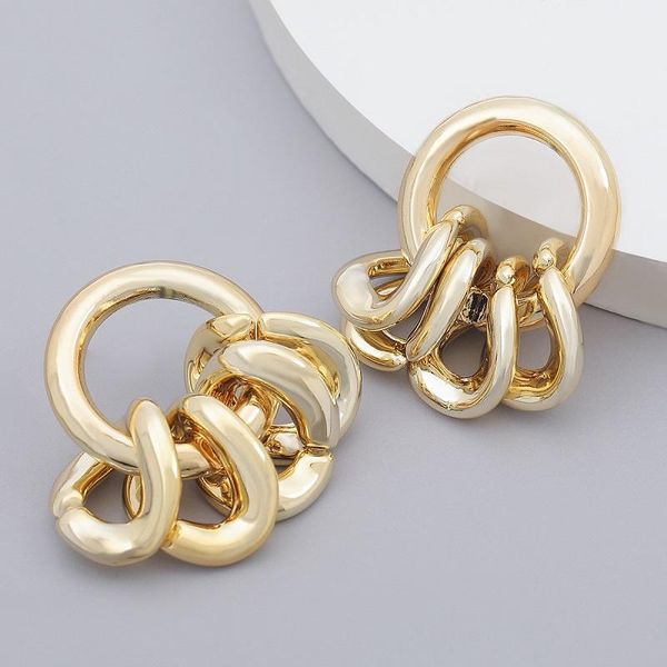 find me simple round alloy earrings irregular chain pendant earrings for women fashion jewelry accessories, Silver
find me simple round alloy earrings irregular chain pendant earrings for women fashion jewelry accessories, Silver