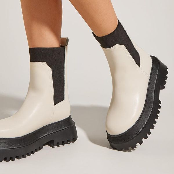 boots gigifox female combat square heel slip-on solid ankle 2021 platform cool fashion woman shoes walking comfy, Black
boots gigifox female combat square heel slip-on solid ankle 2021 platform cool fashion woman shoes walking comfy, Black