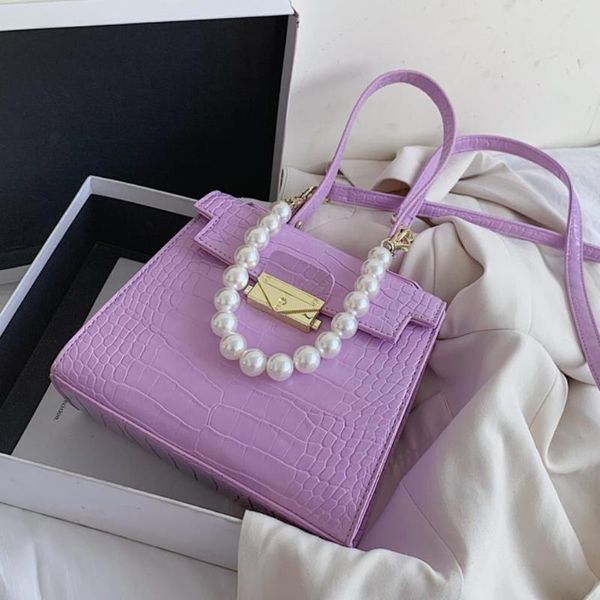 crocodile pattern pearl tote bag 2021 fashion new high-quality pu leather women's designer handbag travel shoulder messenger bag
crocodile pattern pearl tote bag 2021 fashion new high-quality pu leather women's designer handbag travel shoulder messenger bag