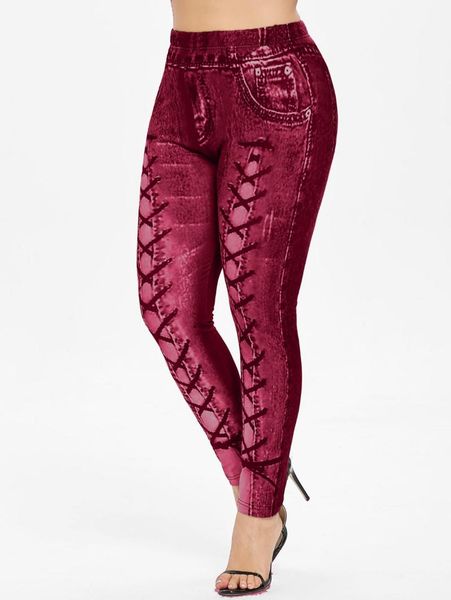 women's leggings high waist firebrick 3d print casual skinny elastic women pants trousers fitness sales, Black
women's leggings high waist firebrick 3d print casual skinny elastic women pants trousers fitness sales, Black