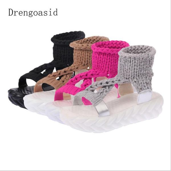sandals roman ladies 2021 women's shoes summer womens knit comfortable slip flat muffin with, Black
sandals roman ladies 2021 women's shoes summer womens knit comfortable slip flat muffin with, Black