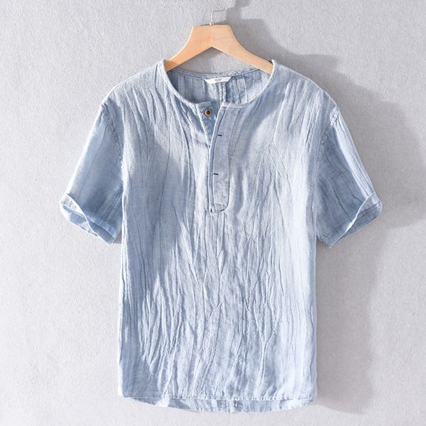 2021 new novo designer itlia marca 100% camisas linho dos vero respirvel de manga curta para homens simples banhado a camisa tcos, White
2021 new novo designer itlia marca 100% camisas linho dos vero respirvel de manga curta para homens simples banhado a camisa tcos, White