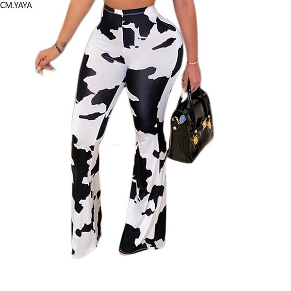 cm.yaya streetwear tie dye print women elastic high waist flare pants fashion classic activewear bell bottom trousers draped 210915, Black;white
cm.yaya streetwear tie dye print women elastic high waist flare pants fashion classic activewear bell bottom trousers draped 210915, Black;white