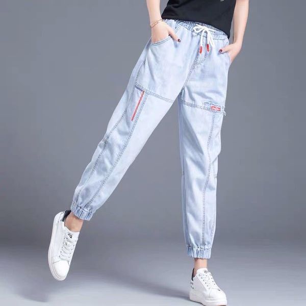 women's pants & capris woman harem denim jeans elastic high waist cargo drawstring sweatpants goth y2k bottom, Black;white
women's pants & capris woman harem denim jeans elastic high waist cargo drawstring sweatpants goth y2k bottom, Black;white