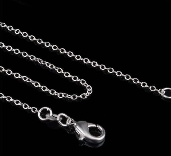 2021 925 silver chain 1mm 18 inch o chain necklace/ 50cm stainless steel chain fit diy pendant necklaces christmas gift 100 pcs
2021 925 silver chain 1mm 18 inch o chain necklace/ 50cm stainless steel chain fit diy pendant necklaces christmas gift 100 pcs