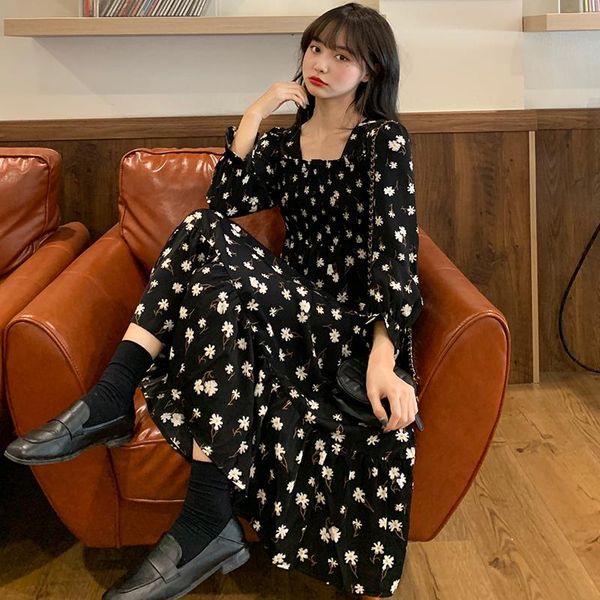 spring pregnant women floral dress black white flowers square collar elastic waist maternity cotton dress long pregnancy dresses
spring pregnant women floral dress black white flowers square collar elastic waist maternity cotton dress long pregnancy dresses