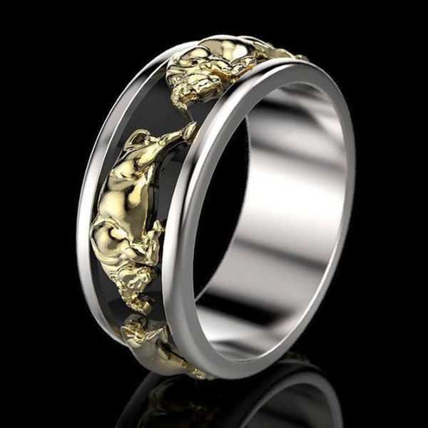cluster rings gothic punk bull head ring men vintage jewelry silver gold metal two-tone bullfighting animals z3t545, Golden;silver
cluster rings gothic punk bull head ring men vintage jewelry silver gold metal two-tone bullfighting animals z3t545, Golden;silver
