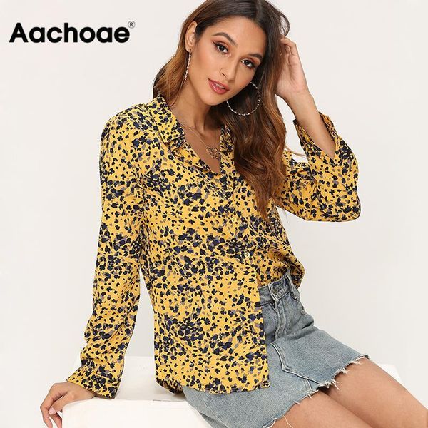 women's blouses & shirts aachoae printed blouse women 2021 turn-down collar office long sleeve ladies elegant casual loose plus size, White
women's blouses & shirts aachoae printed blouse women 2021 turn-down collar office long sleeve ladies elegant casual loose plus size, White