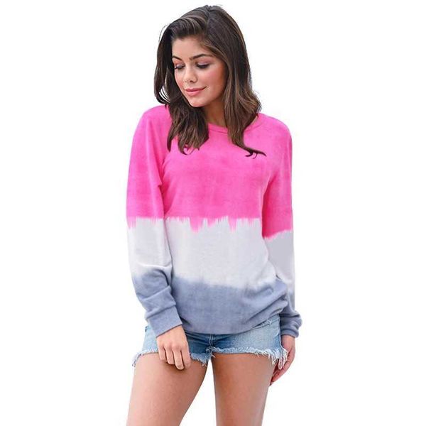 tie dye t shirt for momen o-neck long sleeve fashion plus size ladies streetwear tshirt vintage casual tee shirt femme 210608, White
tie dye t shirt for momen o-neck long sleeve fashion plus size ladies streetwear tshirt vintage casual tee shirt femme 210608, White