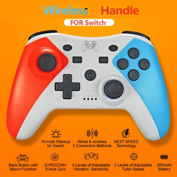 game controllers & joysticks wireless controller replacement compatible switch pro gamepad console joystick support pc wired connection acce
game controllers & joysticks wireless controller replacement compatible switch pro gamepad console joystick support pc wired connection acce