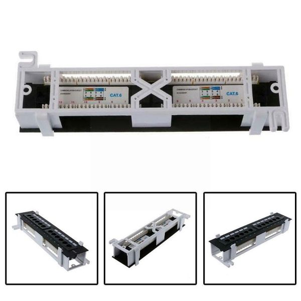 computer cables & connectors network tool kit 12 port cat6 patch panel rj45 networking rack with wall mount bracket c8c7
computer cables & connectors network tool kit 12 port cat6 patch panel rj45 networking rack with wall mount bracket c8c7