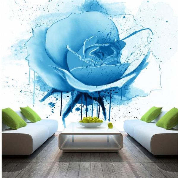 wallpapers custom wallpaper for walls 3 d effect flower murals simple hand painted desk wall mural blue living room
wallpapers custom wallpaper for walls 3 d effect flower murals simple hand painted desk wall mural blue living room