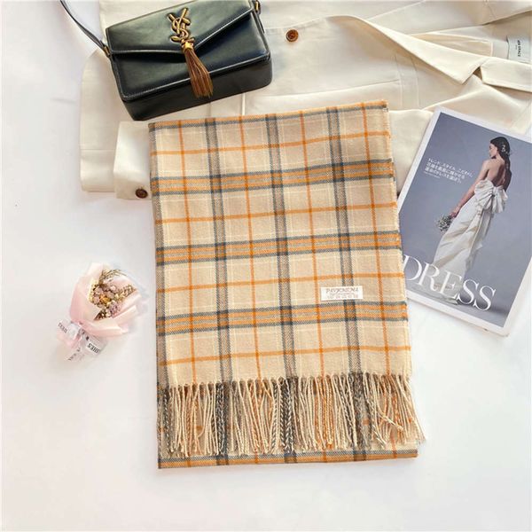 new scarf women's autumn and winter thickened warm imitation sheep shawl student couple korean fashion british color plaid, Blue;black
new scarf women's autumn and winter thickened warm imitation sheep shawl student couple korean fashion british color plaid, Blue;black