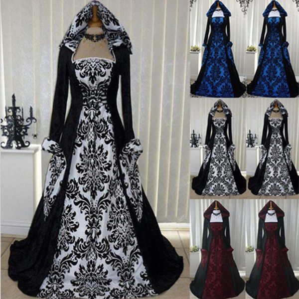 theme costume halloween costume wicca witch medieval dress women plus size scary cosplay gothic new wizard halloween costumes for wome, Black;red
theme costume halloween costume wicca witch medieval dress women plus size scary cosplay gothic new wizard halloween costumes for wome, Black;red