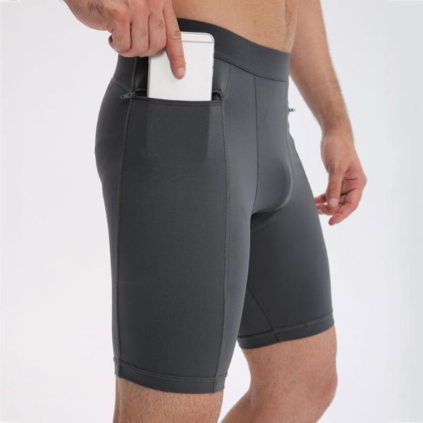 running shorts mens compression pocket tights sport man workout pants slim fit short zipper, Black;blue
running shorts mens compression pocket tights sport man workout pants slim fit short zipper, Black;blue