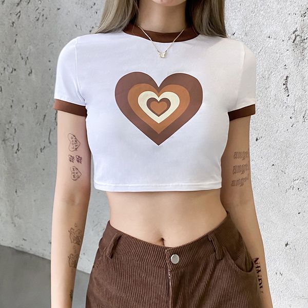 brown heart print white cotton t-shirt women summer casual short sleeve crop tees fashion basic tee shirt ladies
brown heart print white cotton t-shirt women summer casual short sleeve crop tees fashion basic tee shirt ladies