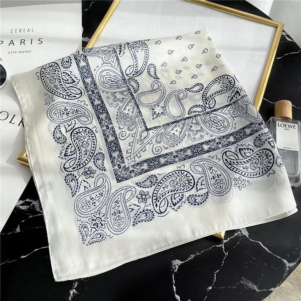 scarves lady fashion scarf 70cm square neck hairband women foulard soft handkerchief shawl wrap 2021 spring summer bandana, Blue;gray
scarves lady fashion scarf 70cm square neck hairband women foulard soft handkerchief shawl wrap 2021 spring summer bandana, Blue;gray