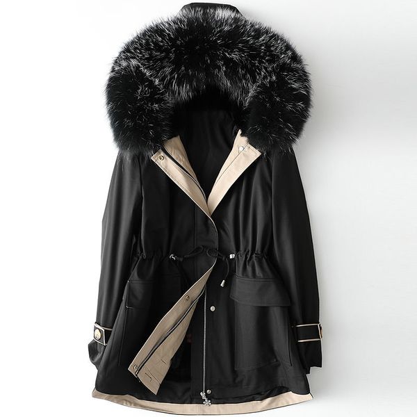 fashion real fur 100% rabbit coat winter jacket women natural mink collar fur collar cashmere woolen coats outerwearwinter warm, Tan;black
fashion real fur 100% rabbit coat winter jacket women natural mink collar fur collar cashmere woolen coats outerwearwinter warm, Tan;black