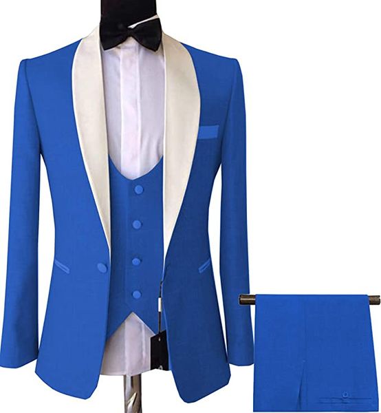 3 pieces men suits wedding groom tuxedo slim fit business formal suit singer host prom evening plus size (blazers+vest+pants), Black;red
3 pieces men suits wedding groom tuxedo slim fit business formal suit singer host prom evening plus size (blazers+vest+pants), Black;red