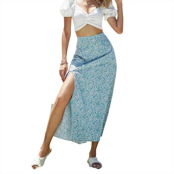 summer casual mid length womens skirt y2k traf kawaii loose fashion floral high waist split a line, Black
summer casual mid length womens skirt y2k traf kawaii loose fashion floral high waist split a line, Black