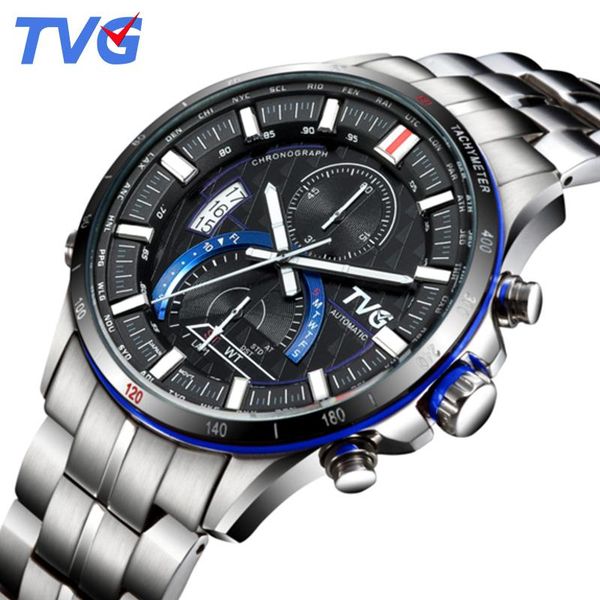 wristwatches tvg mens watches quartz watch men business casual stainless steel waterproof sports relogio masculino, Slivery;brown
wristwatches tvg mens watches quartz watch men business casual stainless steel waterproof sports relogio masculino, Slivery;brown