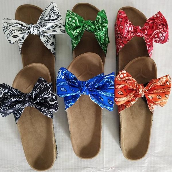 bandana slides summer bowknot slippers women's flat non-slip casual beach sandals ladies shoes chausson femme schoenen vrouw, Black
bandana slides summer bowknot slippers women's flat non-slip casual beach sandals ladies shoes chausson femme schoenen vrouw, Black