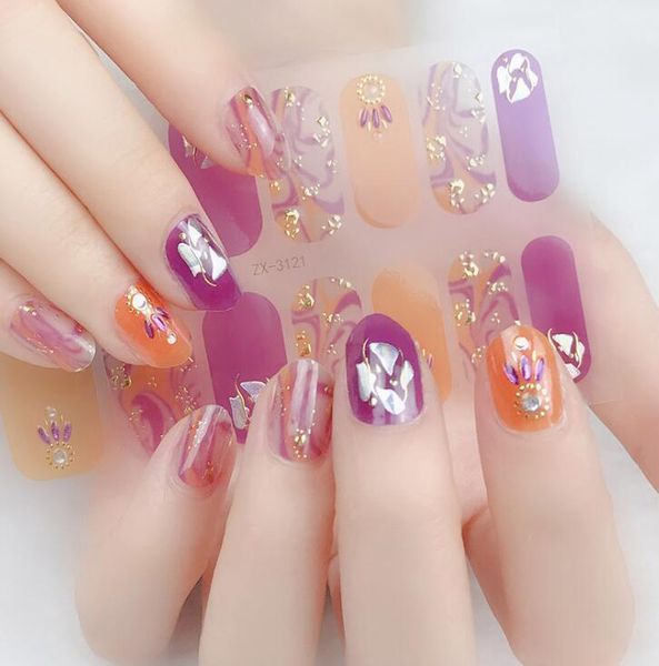 false nails stick on gel 3d rhinestone nail sticker waterproof piece detachable, Red;gold
false nails stick on gel 3d rhinestone nail sticker waterproof piece detachable, Red;gold