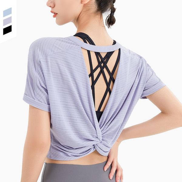 yoga outfit women open back sports loose cropped workout shirt short sleeve gym t-shirts plus size clothing sport fitness
yoga outfit women open back sports loose cropped workout shirt short sleeve gym t-shirts plus size clothing sport fitness