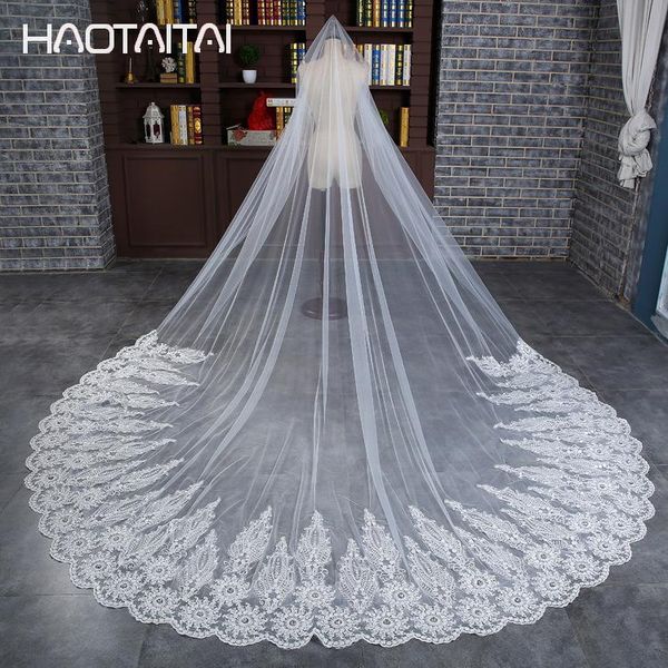 bridal veils white veil 2021 real pos lace wedding long 4 meters one layer high quality, Black
bridal veils white veil 2021 real pos lace wedding long 4 meters one layer high quality, Black