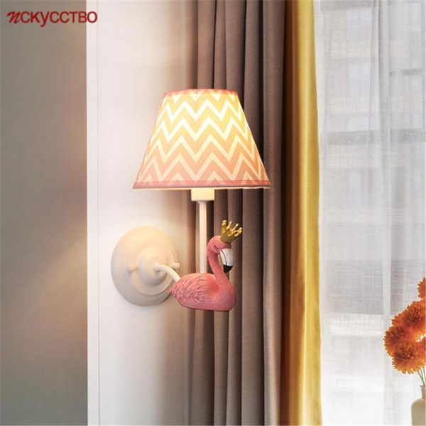 wall lamps nordic ins resin flamingo fabric led lamp cute girls bedroom deco children study art sconce indoor hallway light fixtures
wall lamps nordic ins resin flamingo fabric led lamp cute girls bedroom deco children study art sconce indoor hallway light fixtures