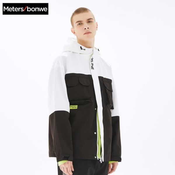 men's jackets metersbonwe casual hooded 2021 autumn male fashion sports jacket men splicing handsome cargo 735156, Black;brown
men's jackets metersbonwe casual hooded 2021 autumn male fashion sports jacket men splicing handsome cargo 735156, Black;brown