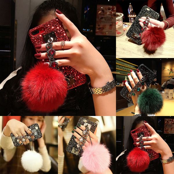 luxury diy soft fur ball+crystal gem strap glitter phone case for samsung s20 s20plus s20ultra a51 a71 a81 note10plus coque
luxury diy soft fur ball+crystal gem strap glitter phone case for samsung s20 s20plus s20ultra a51 a71 a81 note10plus coque