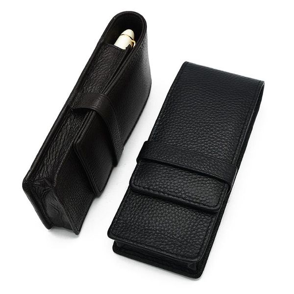 pencil bags 1pc leather fountain pen case for 3 pens pouch separate slot organizer carrying bag office accessories
pencil bags 1pc leather fountain pen case for 3 pens pouch separate slot organizer carrying bag office accessories