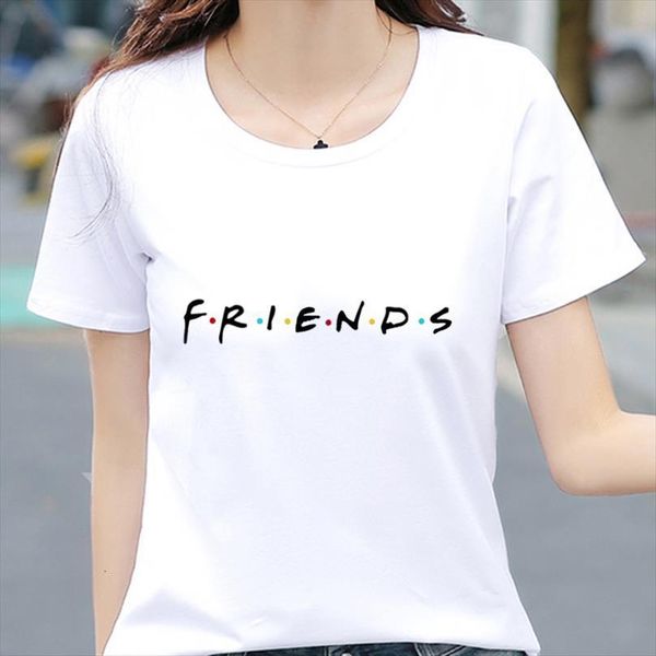 and women summer vogue friends men letter womens print short sleeve o neck white harajuku clothing, White;black
and women summer vogue friends men letter womens print short sleeve o neck white harajuku clothing, White;black
