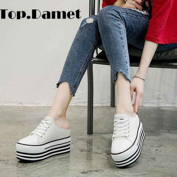 slippers damet fashion women shoes spring summer chunky heel round toe high breathable casual canvas female, Black
slippers damet fashion women shoes spring summer chunky heel round toe high breathable casual canvas female, Black