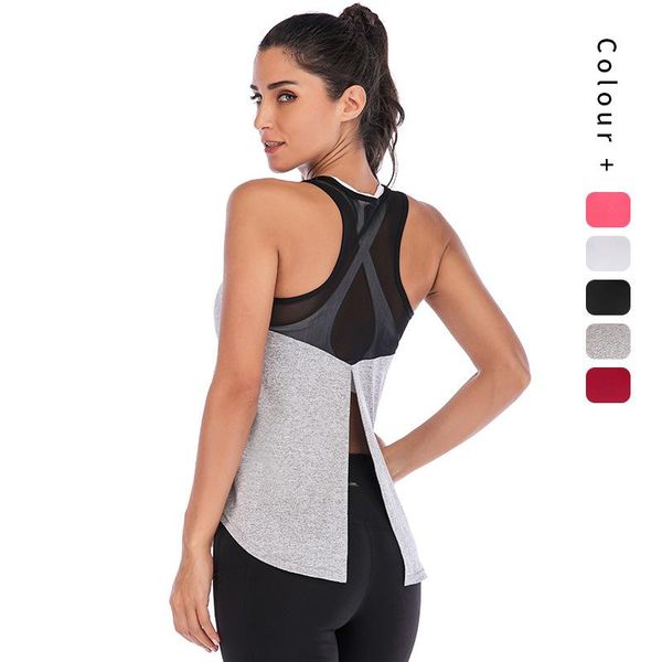 yoga outfit sports vest split mesh breathable clothing quick-drying moisture-absorbing women spring/summer 2021
yoga outfit sports vest split mesh breathable clothing quick-drying moisture-absorbing women spring/summer 2021