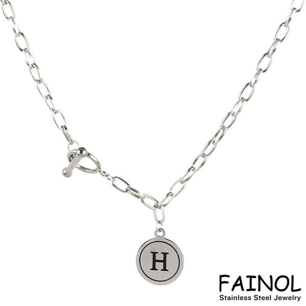 chains fashion stainless steel necklace chain necklaces for women pendant charm letter jewelry gifts, Silver
chains fashion stainless steel necklace chain necklaces for women pendant charm letter jewelry gifts, Silver