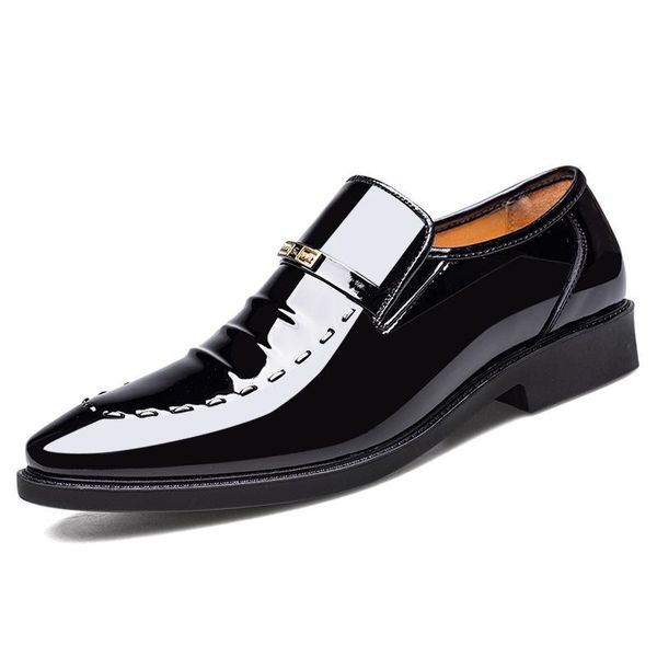 dress shoes fashion business men classic leather pointed toe lace-up oxfords 38-48, Black
dress shoes fashion business men classic leather pointed toe lace-up oxfords 38-48, Black