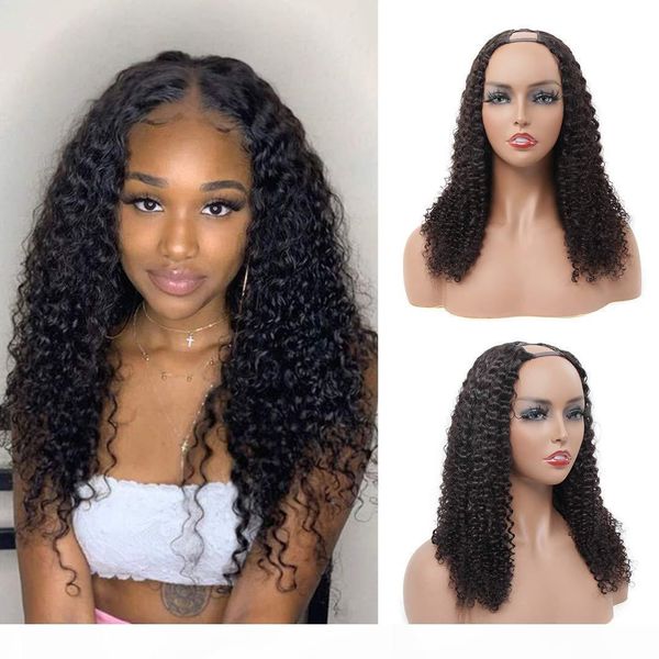 unprocessed kinky curly u part brazilian human hair wig 10-24 inch 130% density natural color can be dyed for black women, Black;brown
unprocessed kinky curly u part brazilian human hair wig 10-24 inch 130% density natural color can be dyed for black women, Black;brown