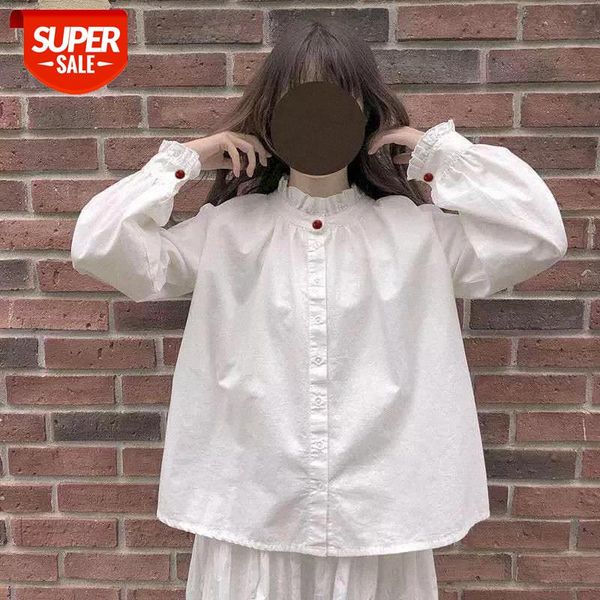 spring autumn shirts women shirt new korean japanese lolita lace collar students loose lantern sleeves white blouse base outside #w06s
spring autumn shirts women shirt new korean japanese lolita lace collar students loose lantern sleeves white blouse base outside #w06s