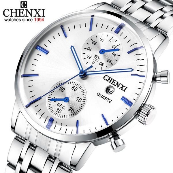 wristwatches chenxi fashion stainless steel mens watches waterproof sport quartz watch men wristwatch date calendar clock, Slivery;brown
wristwatches chenxi fashion stainless steel mens watches waterproof sport quartz watch men wristwatch date calendar clock, Slivery;brown