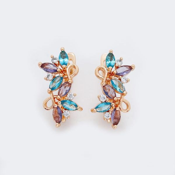 dangle & chandelier trendy women 585 rose gold jewelry fashion multi-color leaf zircon luxury drop earrings, Silver
dangle & chandelier trendy women 585 rose gold jewelry fashion multi-color leaf zircon luxury drop earrings, Silver
