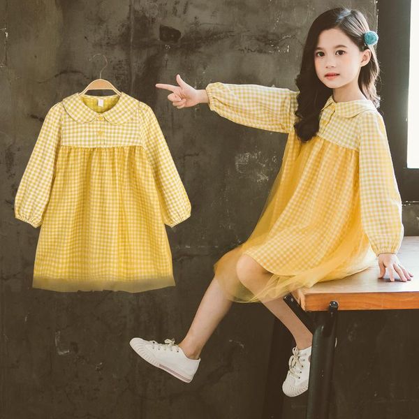 girl's dresses fashion girls casual long sleeve plaid dress 221 autumn baby girl princess party 4 6 8 10 12 years kids clothes, Red;yellow
girl's dresses fashion girls casual long sleeve plaid dress 221 autumn baby girl princess party 4 6 8 10 12 years kids clothes, Red;yellow