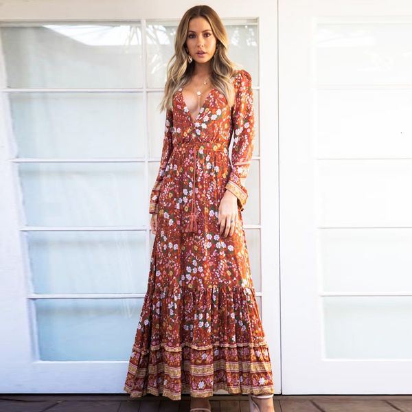 2021 new rayon maxi women v-neck sleeve gypsy floral print long dresses autumn dress vestidos 0kmf, White
2021 new rayon maxi women v-neck sleeve gypsy floral print long dresses autumn dress vestidos 0kmf, White