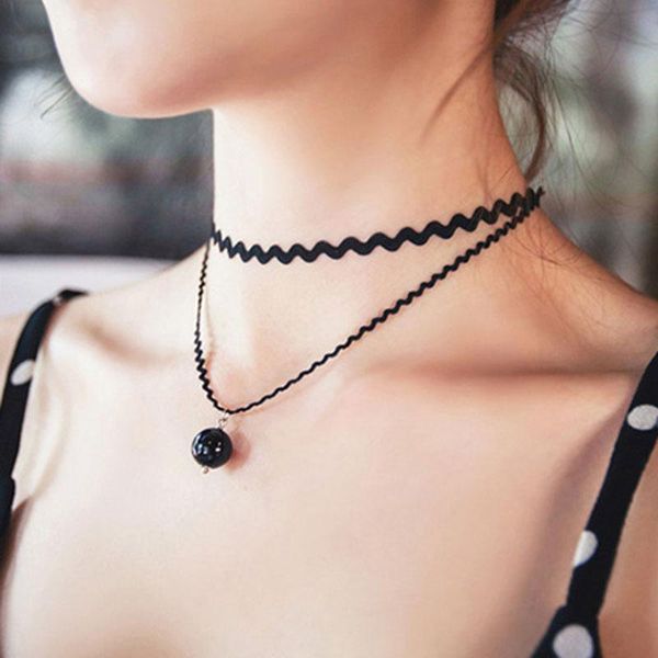 pendant necklaces wholesale women beads leather fashion necklace wave chain simple style clavicle strap harajuku punk false collar, Silver
pendant necklaces wholesale women beads leather fashion necklace wave chain simple style clavicle strap harajuku punk false collar, Silver