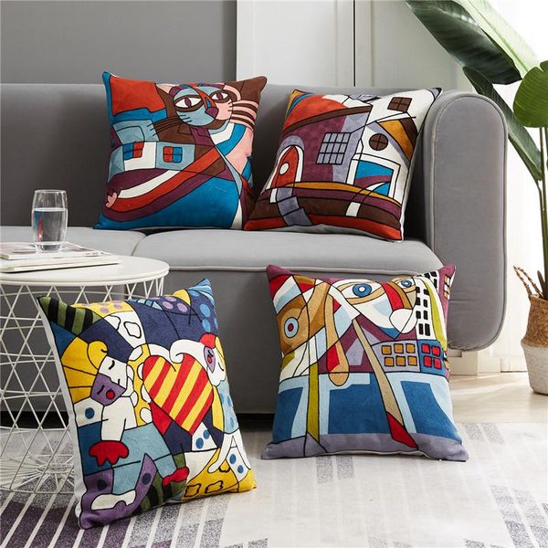 cushion/decorative pillow abstract cushion covers embroidered decorative throw pillows case cotton creative decor for home sofa car 45x45cm
cushion/decorative pillow abstract cushion covers embroidered decorative throw pillows case cotton creative decor for home sofa car 45x45cm